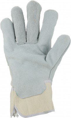 Asatex Falke C Rindspaltleder Handschuhe, naturfarben (120 Paar / Packung / Größe)