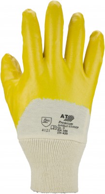 Asatex Nitril-Handschuhe 03400P, gelb (144 Paar / Packung / Größe)