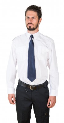 DaVinci Pilot- / Diensthemd, kurzarm / langarm, weiß