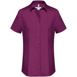 GREIFF Damen-Bluse BASIC Regular Fit, kurzarm