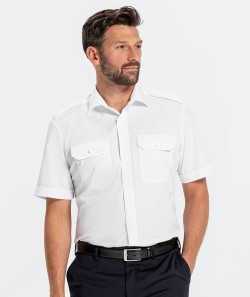 GREIFF Herren-Pilothemd SIMPLE Regular Fit, kurzarm