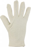 Asatex BJH Baumwoll-Jersey-Handschuhe, weiß, Herrengröße (240 Paar / Packung)