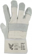 Asatex Falke T Rindspaltleder Handschuhe, naturfarben (72 Paar / Packung / Größe)