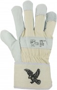 Asatex Rindnarbenleder-Handschuhe ADLER M, naturfarben (60 Paar / Packung / Größe)