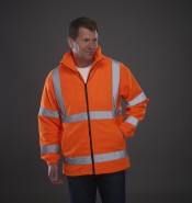 DaVinci Fleece-Jacke Hight Visibility, gelb oder orange