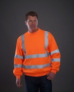 DaVinci Sweatshirt Hight Visibility, gelb oder orange