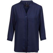 GREIFF Damen Chiffon-Bluse ESSENTIALS Regular Fit, 3/4-Arm