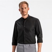 GREIFF Herren-Stehkragenhemd BASIC Regular Fit, langarm