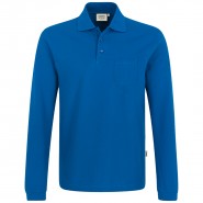 HAKRO Herren Longsleeve Pocket-Poloshirt TOP, Comfort Fit 809