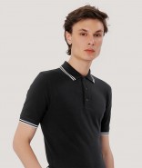 HAKRO Herren Poloshirt TWIN-STRIPE, Regular Fit 805