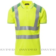 PayperWear Herren Warnschutz-Poloshirt GUARD+